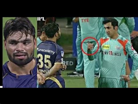 Gautam Gambhir Did This Heart Winning Gesture When Rinku Singh Crying