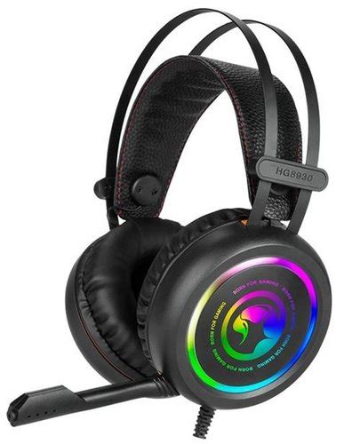 Marvo Hg Vezet Kes Mikrofonos Rgb Fejhallgat Fekete