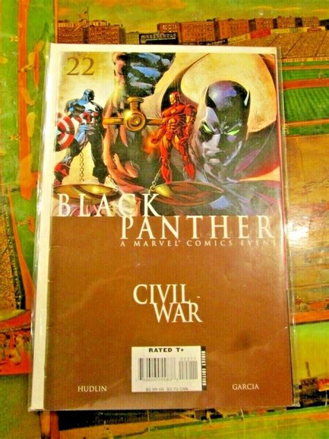 Marvel Black Panther Civil War 22 Comic Book 2007~ Bagged Boarded~ Ebay