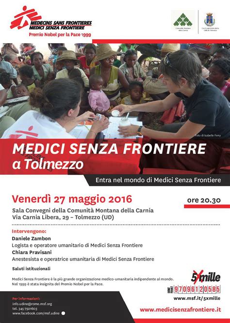 Medici Senza Frontiere Cai Sezione Di Tolmezzo