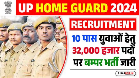 UP Home Guard Recruitment 2024 Soon Only 10th Passed Online Apply For