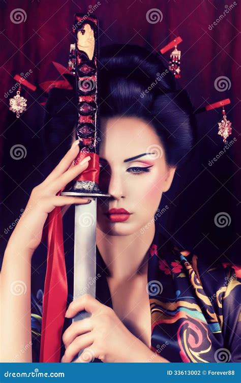 Japanese Samurai Geisha Wallpaper