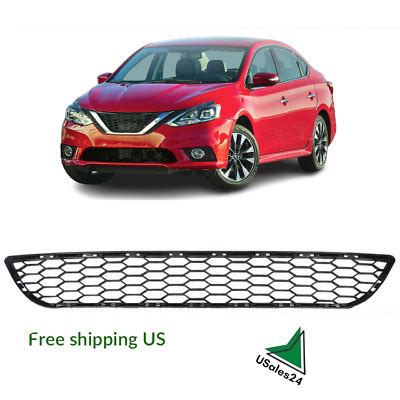 For Nissan Sentra Front Bumper Lower Grille Face Bar Grill