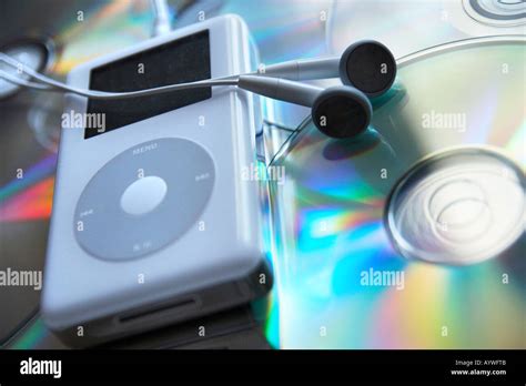 Apple Ipod and CDs Stock Photo - Alamy