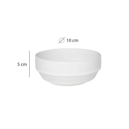 Tigela de Porcelana Empilhável Branca 20cm Tramontina 1600ml Tramontina