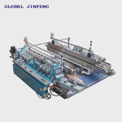 High Efficiency Glass Straight Line Double Edging Machine Jfd In