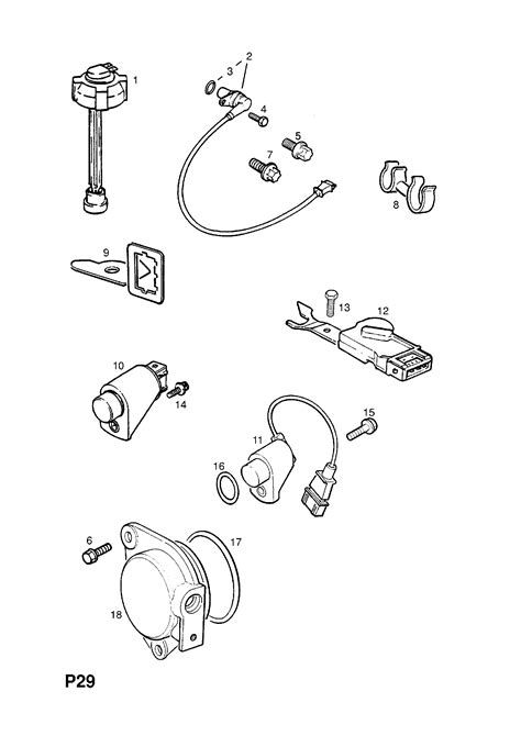 Opel CALIBRA Header Tank Sensor Opel EPC Online Nemigaparts