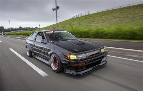 Wallpaper Tuning Toyota Tuning Corolla Toyota Ae86 Levin Trueno