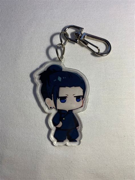 Jujutsu Kaisen Anime Chibi Acrylic Keychains And Bag Decoration Charms Gojo Inumaki Mahito