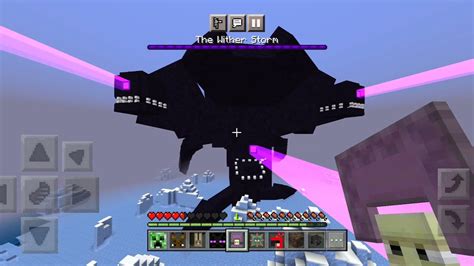 The Engender Wither Storm Boss Modpack In Minecraft Pe Youtube