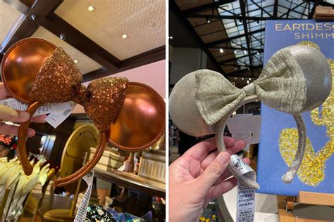 New Copper And Almond Pearl Ear Headbands Available At Disneyland