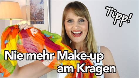 Montags Tipp So schützt Du Deine Kleidung vor Make up beim Anziehen