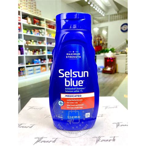 Selsun In Blue Dandruff Shampoo 325ml Shopee Malaysia