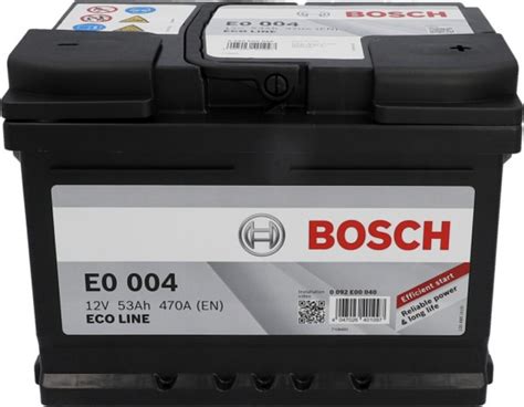 Bosch Eco Line Sli Batterie Ah A Ma E X X Mm L