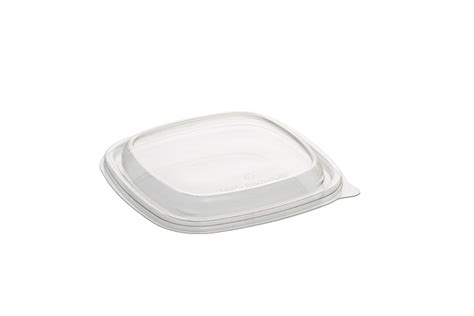 Clear RPET Lids For Square Bowl BOWLSQ750 BOWLSQ1000 300