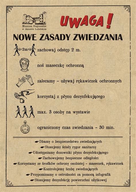 Muzeum Regionalne W Janowie Lubelskim Nowe Zasady Zwiedzania UM