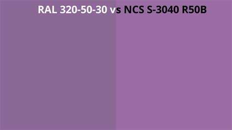 Ral 320 50 30 Vs Ncs S 3040 R50b Ral Colour Chart Uk