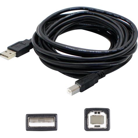 Add On Usbextab12 12 Ft Usb 20 A To B M Extension Cable