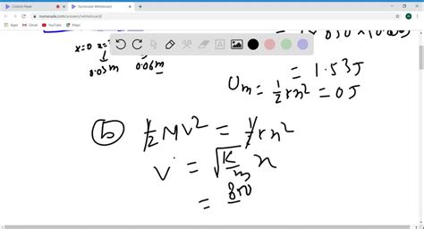 SOLVED A Horizontal Spring Attached To A Wall Has A Force Constant Of K