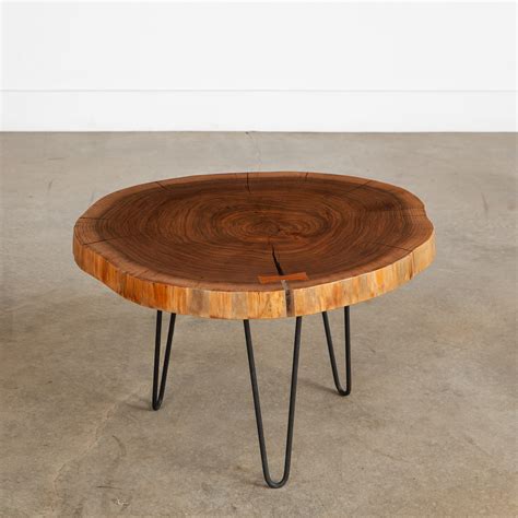 Walnut Side Table No 104 Elko Hardwoods Modern Live Edge Furniture Dining And Conference Tables