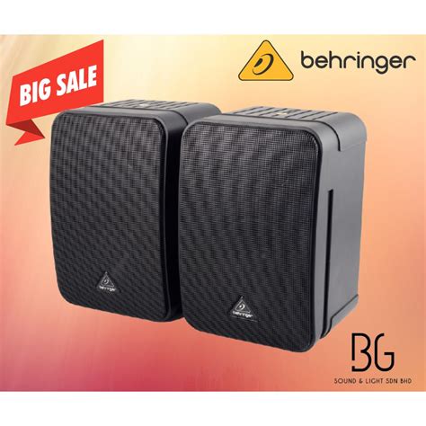 Behringer C Bk Ultra Compact Watt Monitor Speakers Pair