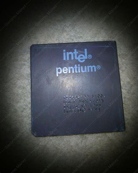 SY007 Intel Pentium I 100MHZ MMX 100 SOCKET 7 Processor CPU A80502100 ...