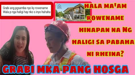 Hala Ma Am Rowename Hinapan Na Ng Haligi Sa Pabahay Ni Rheina