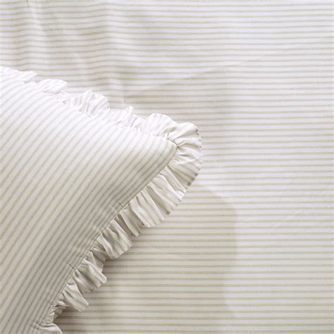 Ticking Stripe Bedspread Set Lush Decor Lushdecor