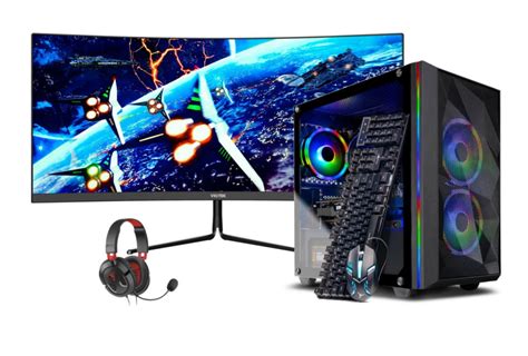 SKYTECH GAMING Skytech Gaming Chronos Gaming Tower Bundle with 34 ...