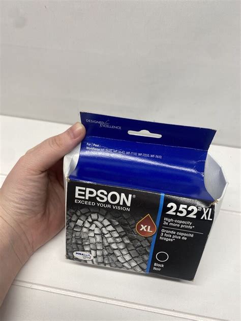 Epson T252xl120 252xl High Capacity Black Ink Cartridge Black 10343910331 Ebay