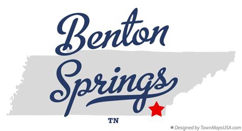 Map of Benton Springs, TN, Tennessee