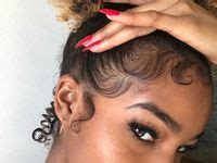 170 SLAYED EDGES Ideas Natural Hair Styles Curly Hair Styles Baby