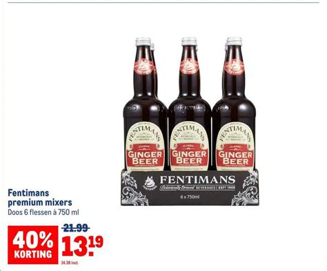 Fentimans Premium Mixers 40 Korting Aanbieding Bij Makro 1Folders Nl