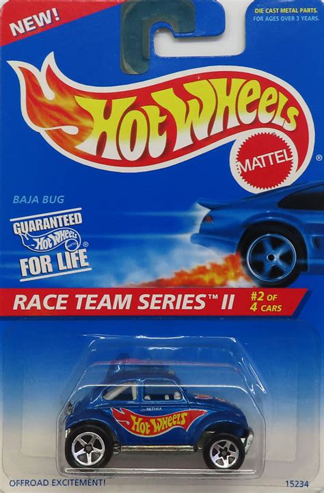 駿河屋 1 64 BAJA BUG ブルーレッド Hot Wheels RACE TEAM SERIES II 15234 ホットウィールhotwheels