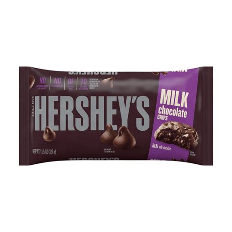 Hersheys Milk Chocolate Baking Chips 115 Oz