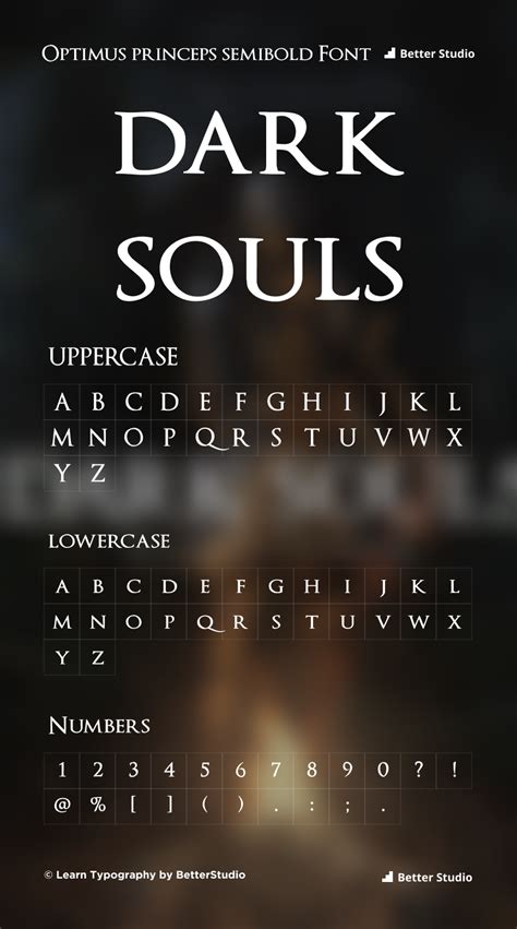 Dark Souls Font: Download Free Font