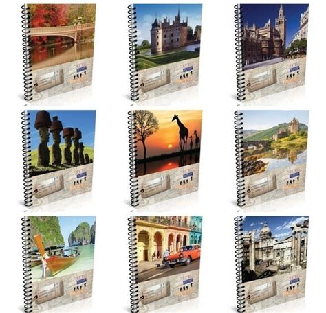 Cuaderno Espiralado Travel 80 Hojas Cuadriculadas MIS APUNTES Finning