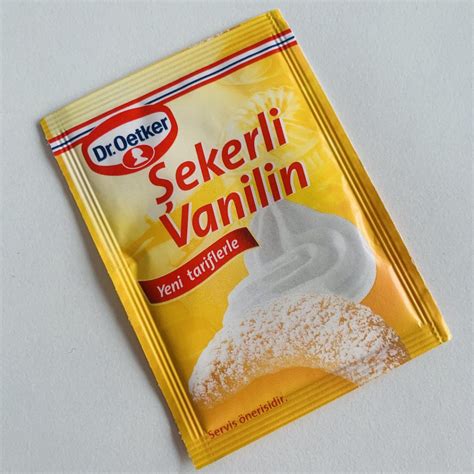 Ürün incelemesi Dr Oetker Şekerli vanilin Momentum Sağlık