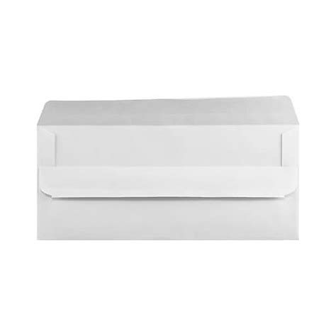 LUX #9 Window Envelopes, 3 7/8" x 8 7/8", White w/ Simple Seal, 500 Qty ...