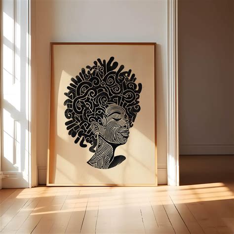 African American Art Digital Download Black Art Prints Black Woman
