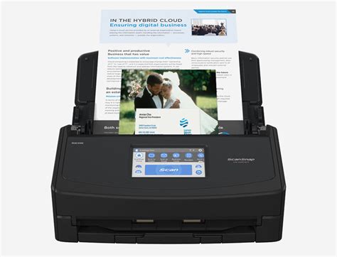 ScanSnap IX1600 Touch Screen Desktop Scanner Ricoh Scanners