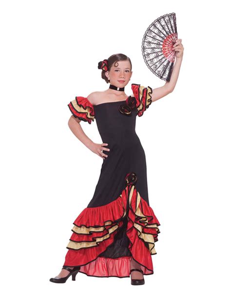 Flamenco Dancer Costume - Girls - Party On!