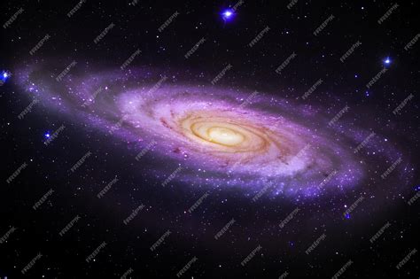 Galáxia Observável Via Lactea - Ilustración de galaxia espiral de la Vía Láctea | Foto Premium