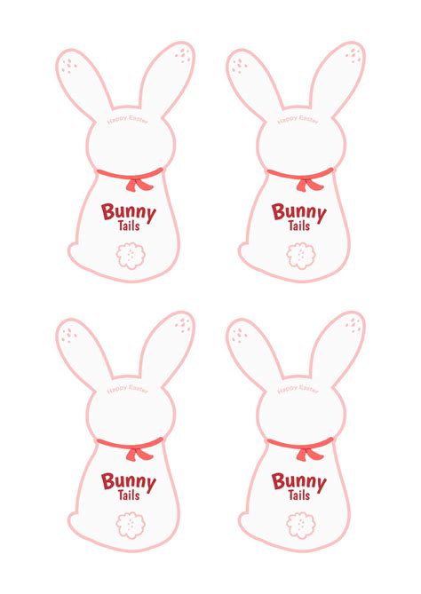 Bunny Tails Printable