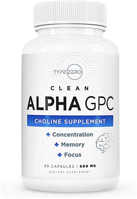 Type Zero Ultra Clean Alpha Gpc Choline Supplement India Ubuy