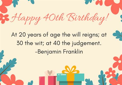 250 Amazing Happy 40th Birthday Wishes Messages And 52 OFF