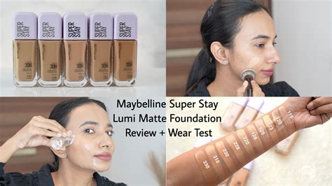 Maybelline Superstay Lumi Matte Foundation Review On Indian Skin Five Feet Five