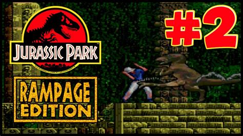 Jurassic Park Rampage Edition Triceratops Riding Gameplay Walkthrough Part 2 Sega