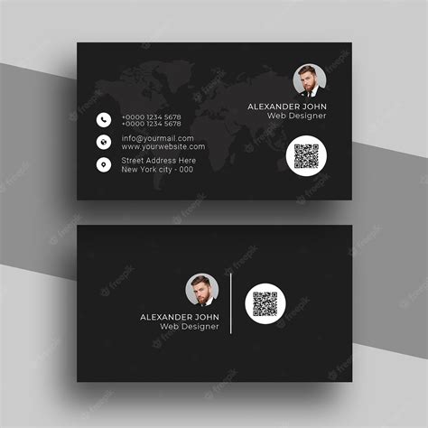 Premium Psd Individual Profile Business Card Psd Template