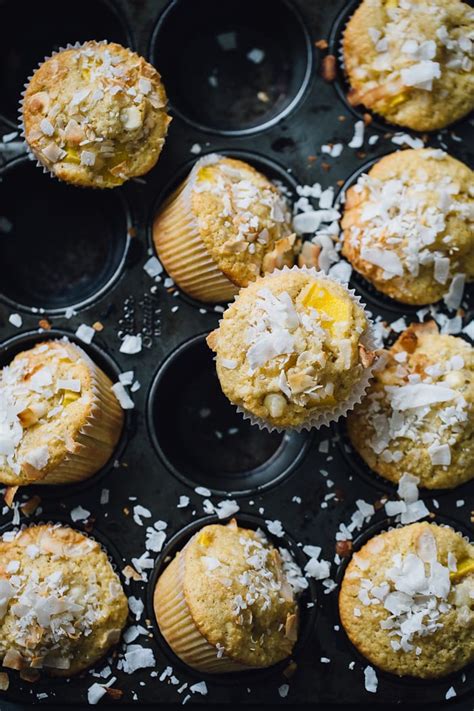 Coconut Mango Muffins The Clever Carrot